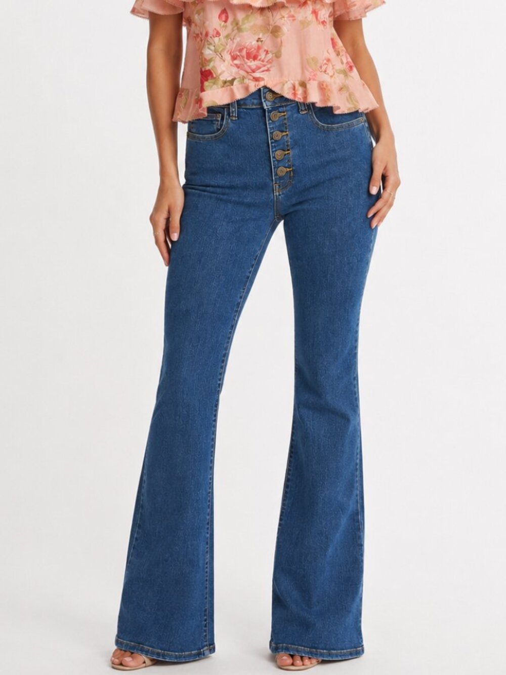 Harper Heritage High Rise Bootcut Button Fly Jeans | Women's Size Size 27